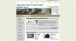 Desktop Screenshot of military-tent.com